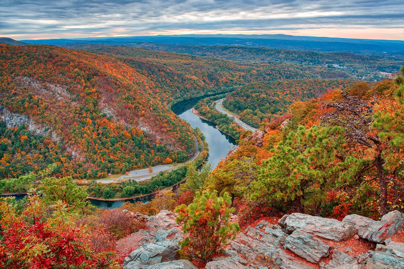 Pocono Mountains In The Fall